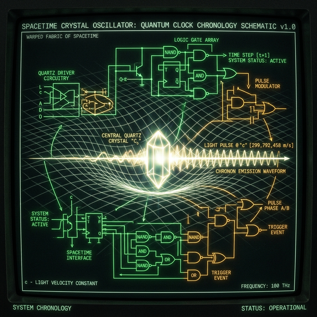 Fieldnote 003: The Relativistic Clock Crystal